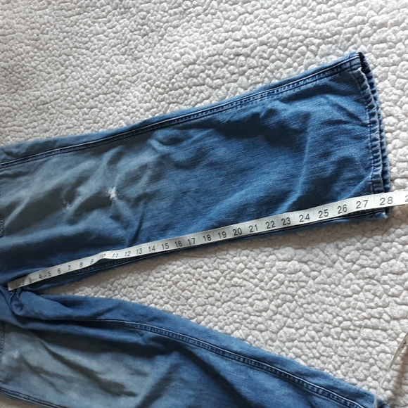 Madewell Distressed Jean Overalls - Picture 9 of 17